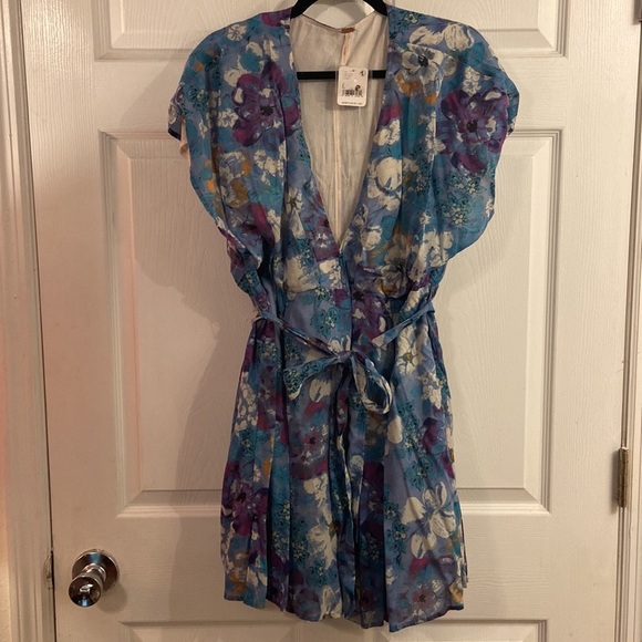 Free People Freddy Tie Mini Dress - Picture 5 of 7